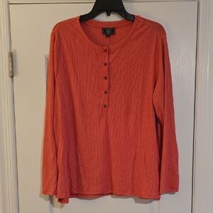 G.H. Bass & Co. Coral Long Sleeve Blouse